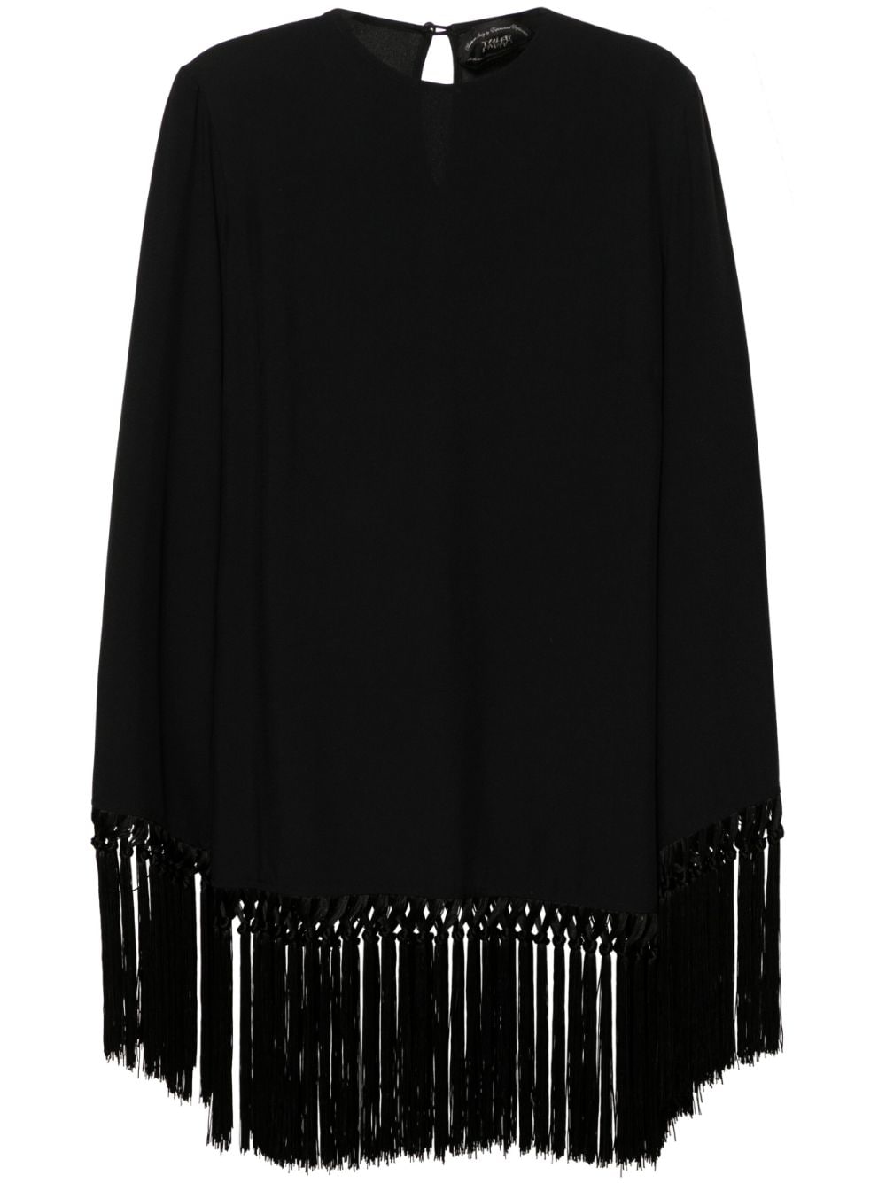 Taller Marmo TALLER MARMO- Claudia Fringed Crêpe Mini Dress