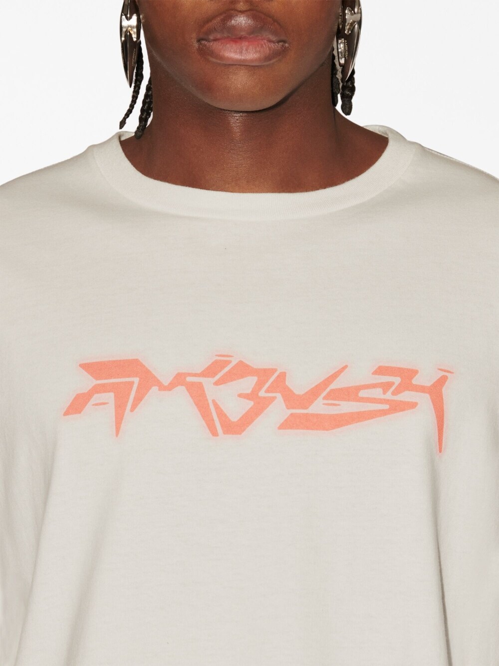 AMBUSH AMBUSH- Cotton Neon Graphic T-shirt