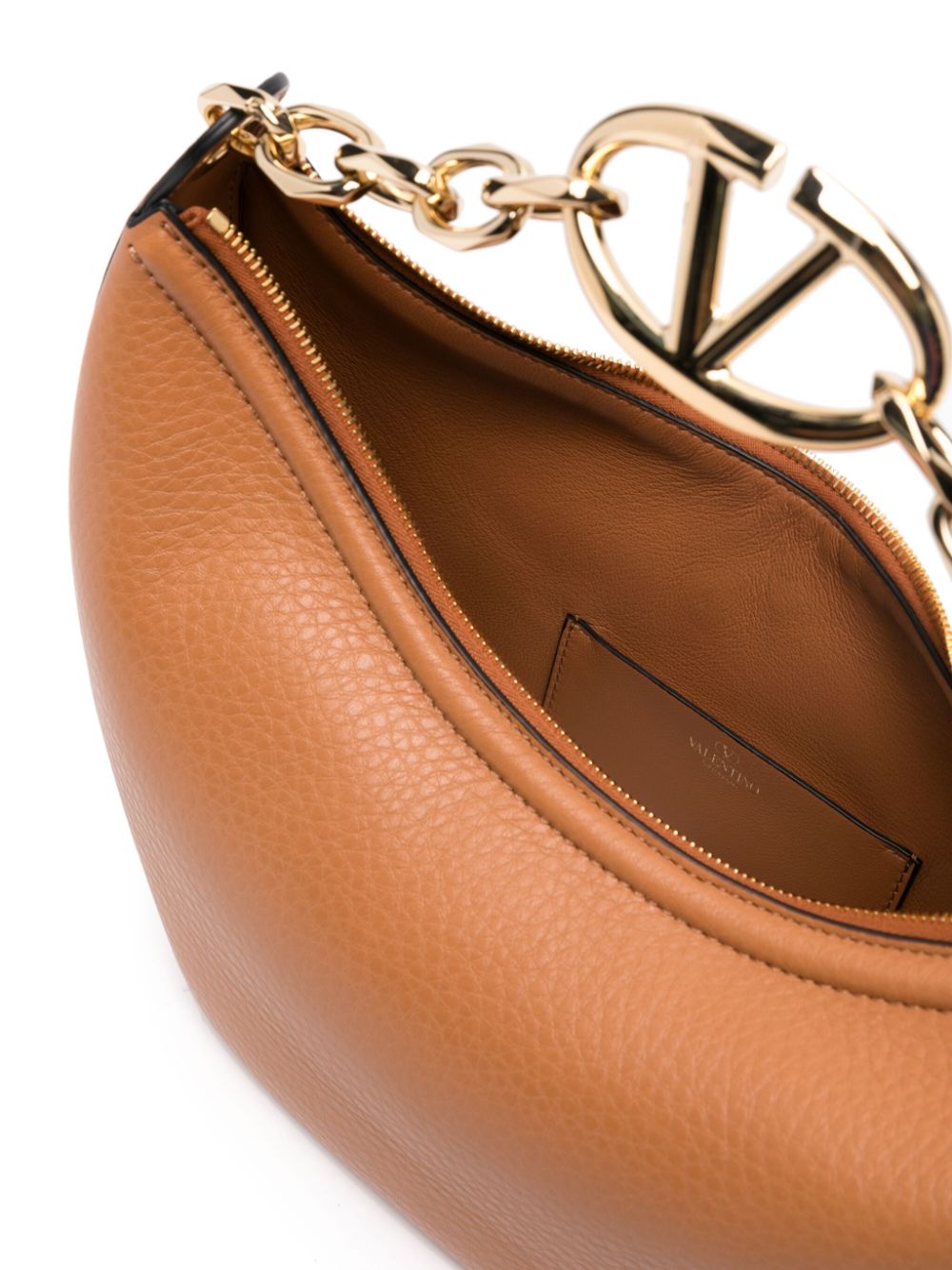 VALENTINO GARAVANI VALENTINO GARAVANI- Vlogo Moon Small Leather Hobo Bag