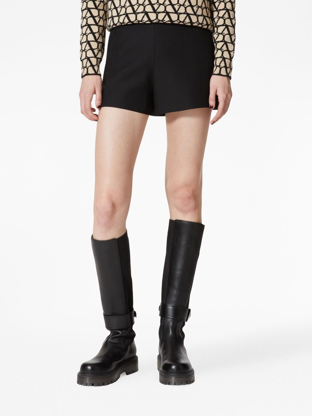 Valentino VALENTINO- Wool And Silk Blend Shorts