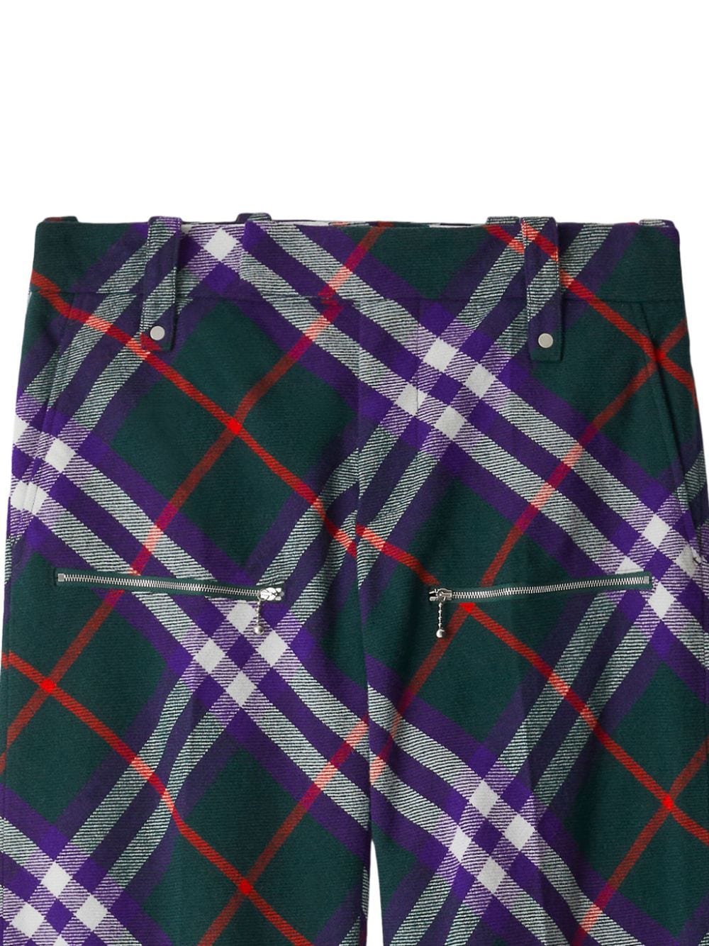 Burberry BURBERRY- Trousers With Check Pattern