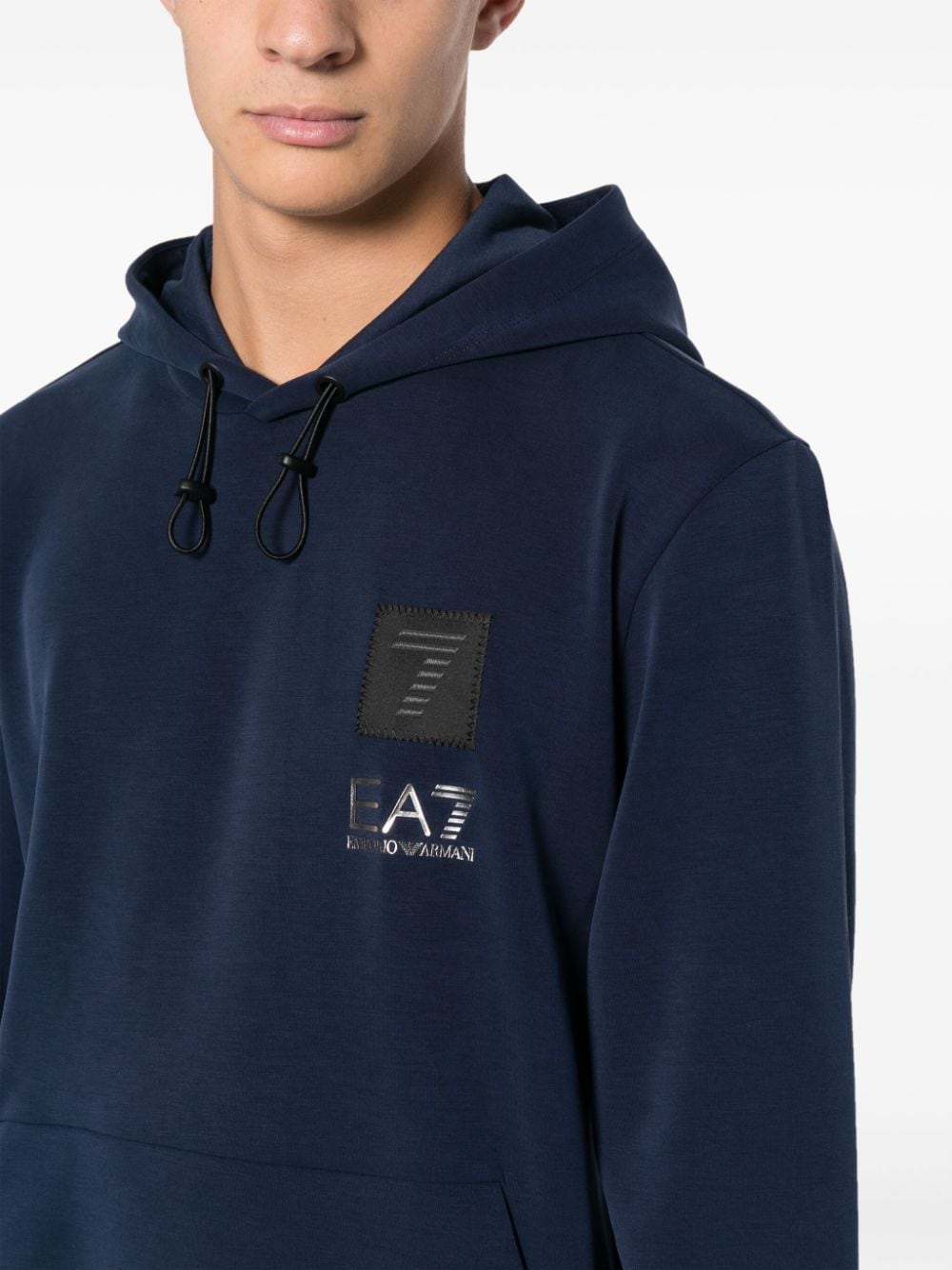 EA7 EA7- Logo Cotton Hoodie