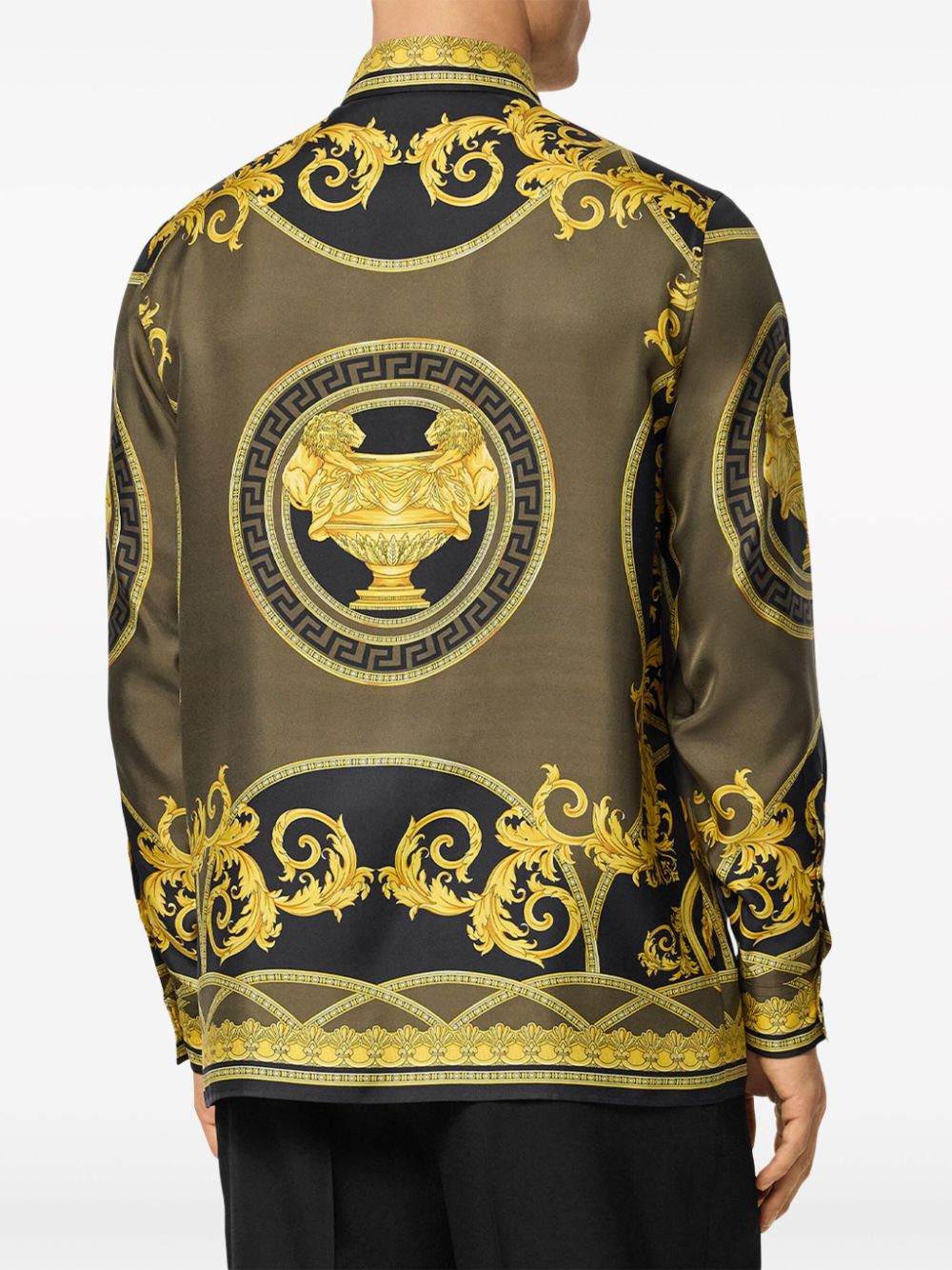 Versace VERSACE- Barocco Print Silk Shirt