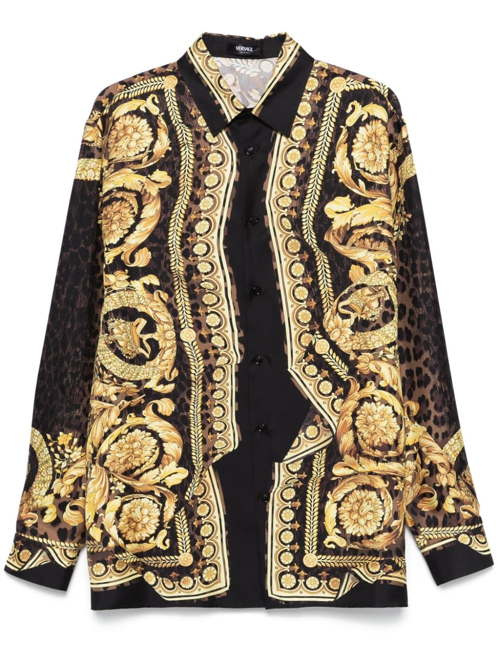 Versace VERSACE- Barocco Print Silk Shirt