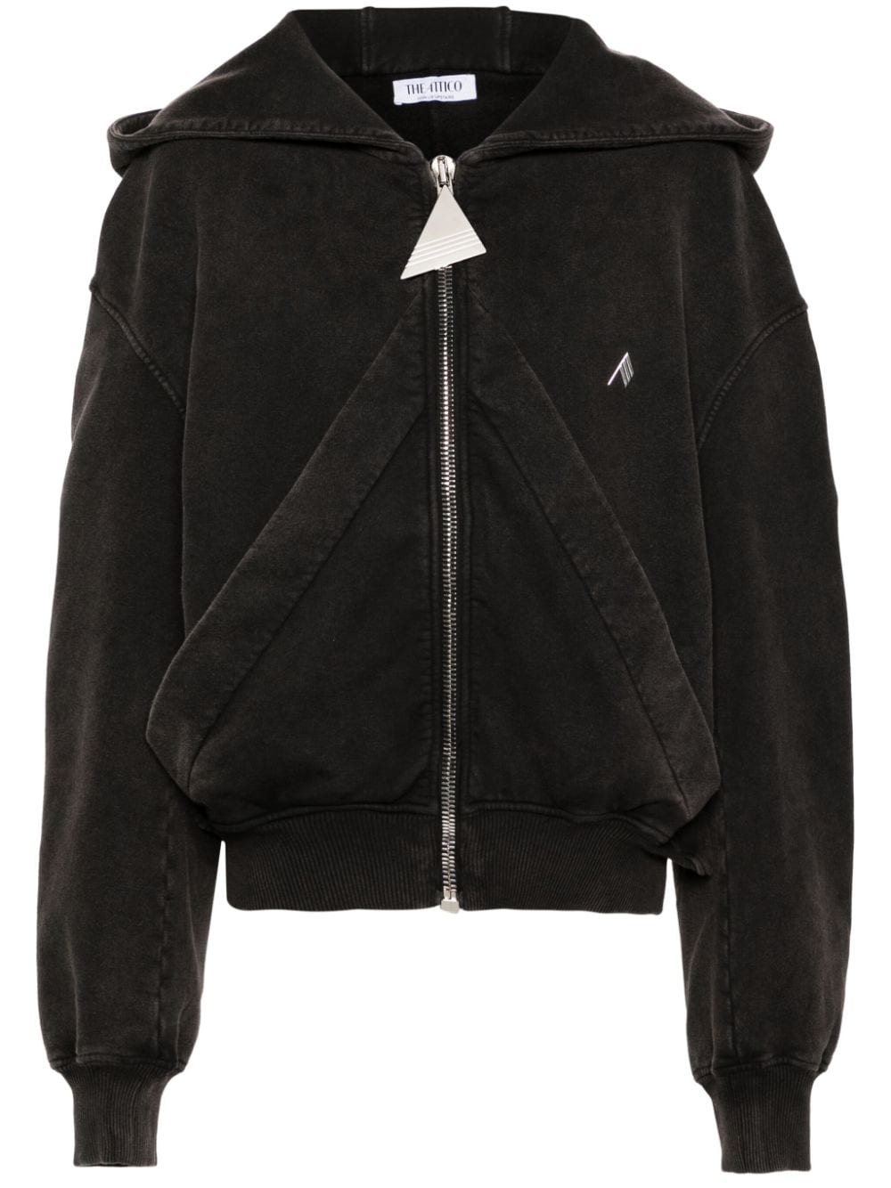 The Attico THE ATTICO- Logo Cotton Hoodie