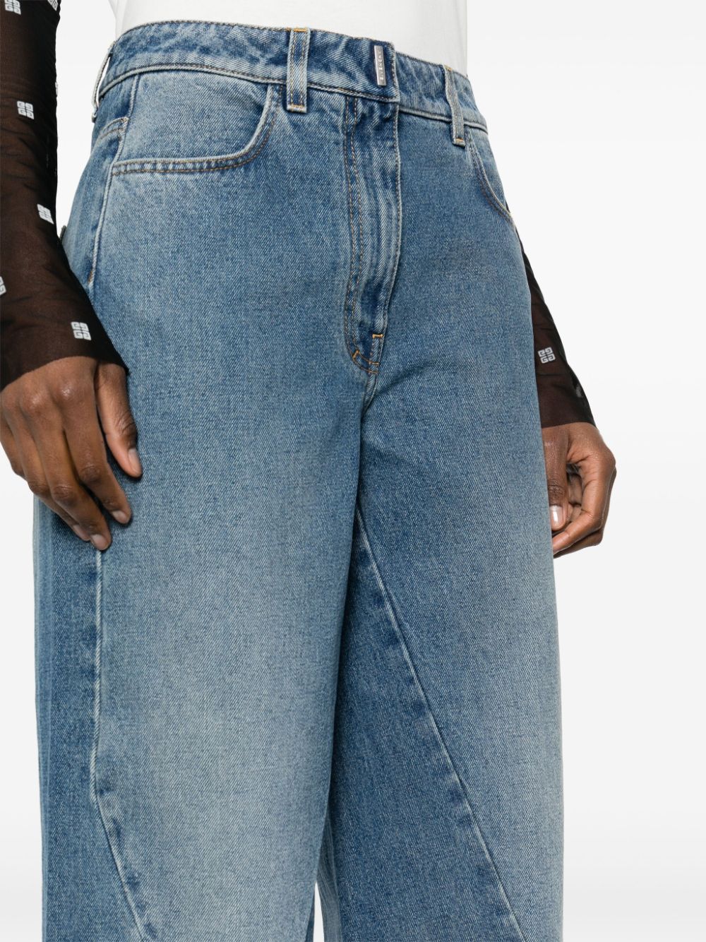 Givenchy GIVENCHY- Wide Leg Denim Jeans