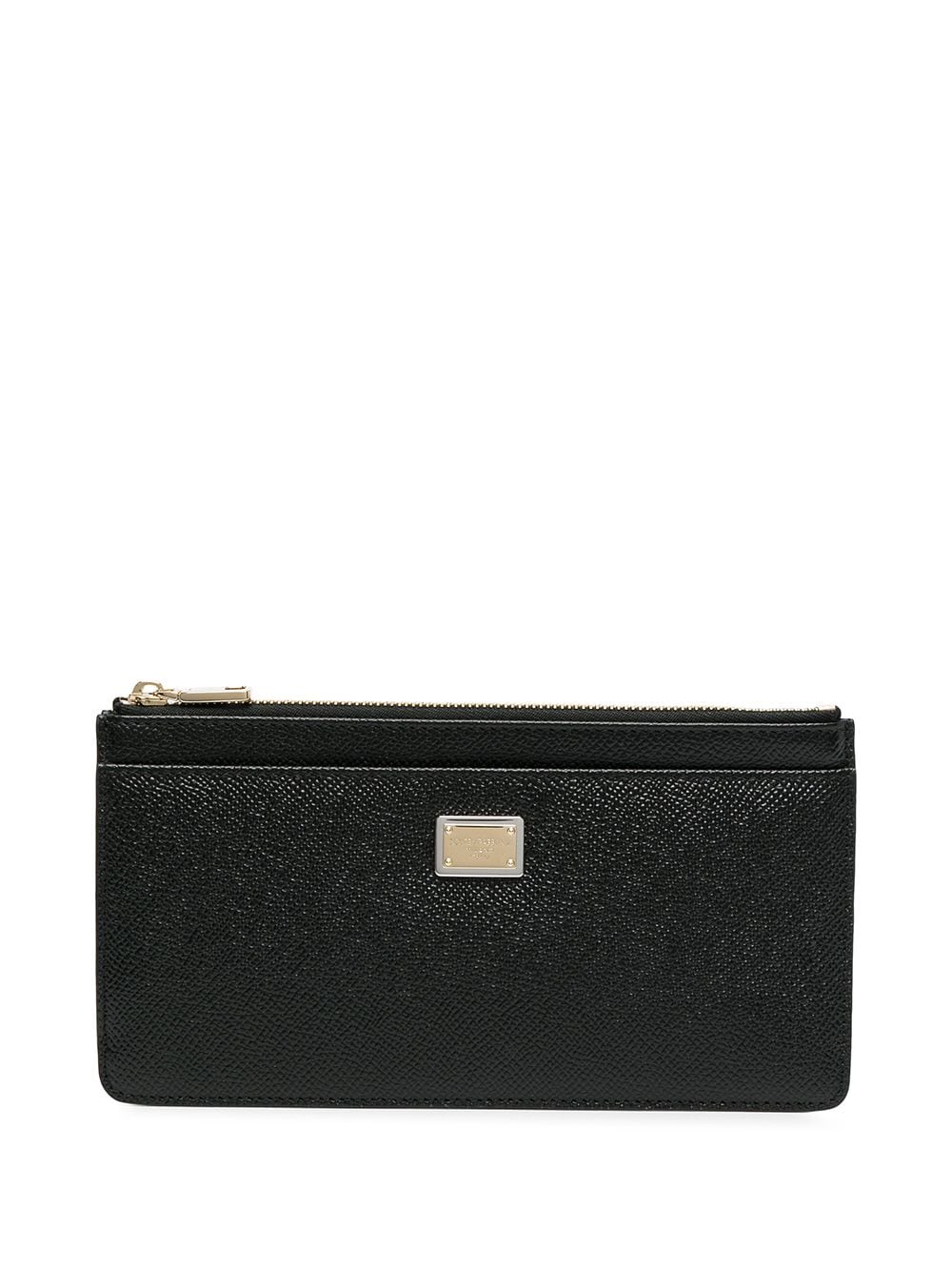 Dolce & Gabbana DOLCE & GABBANA- Leather Zipped Card Case