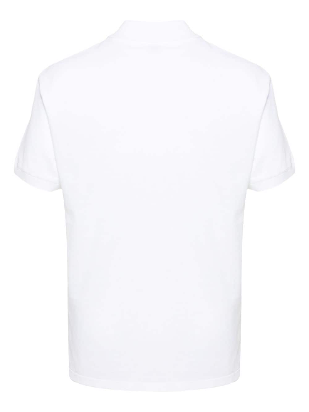 Alexander McQueen ALEXANDER MCQUEEN- Logo Organic Cotton Polo Shirt