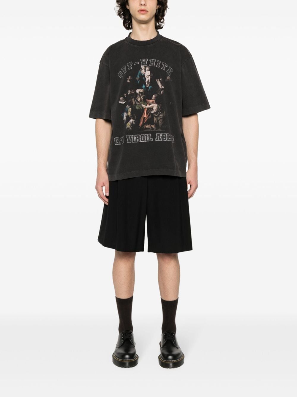 OFF-WHITE OFF-WHITE- T-shirt With Logo