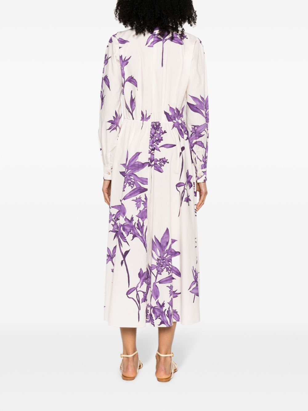 Forte Forte FORTE FORTE- Printed Cotton Long Dress