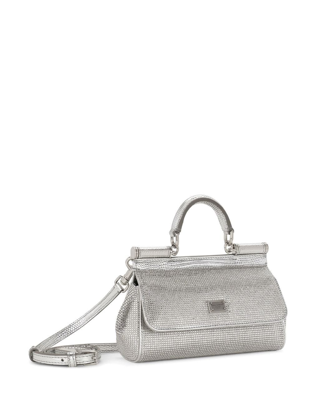 Dolce & Gabbana DOLCE & GABBANA- Sicily Crystal Embellished Small Handbag