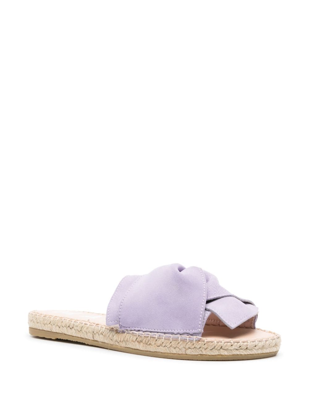 Manebi MANEBI- Hamptons Knot-detail Suede Sandals