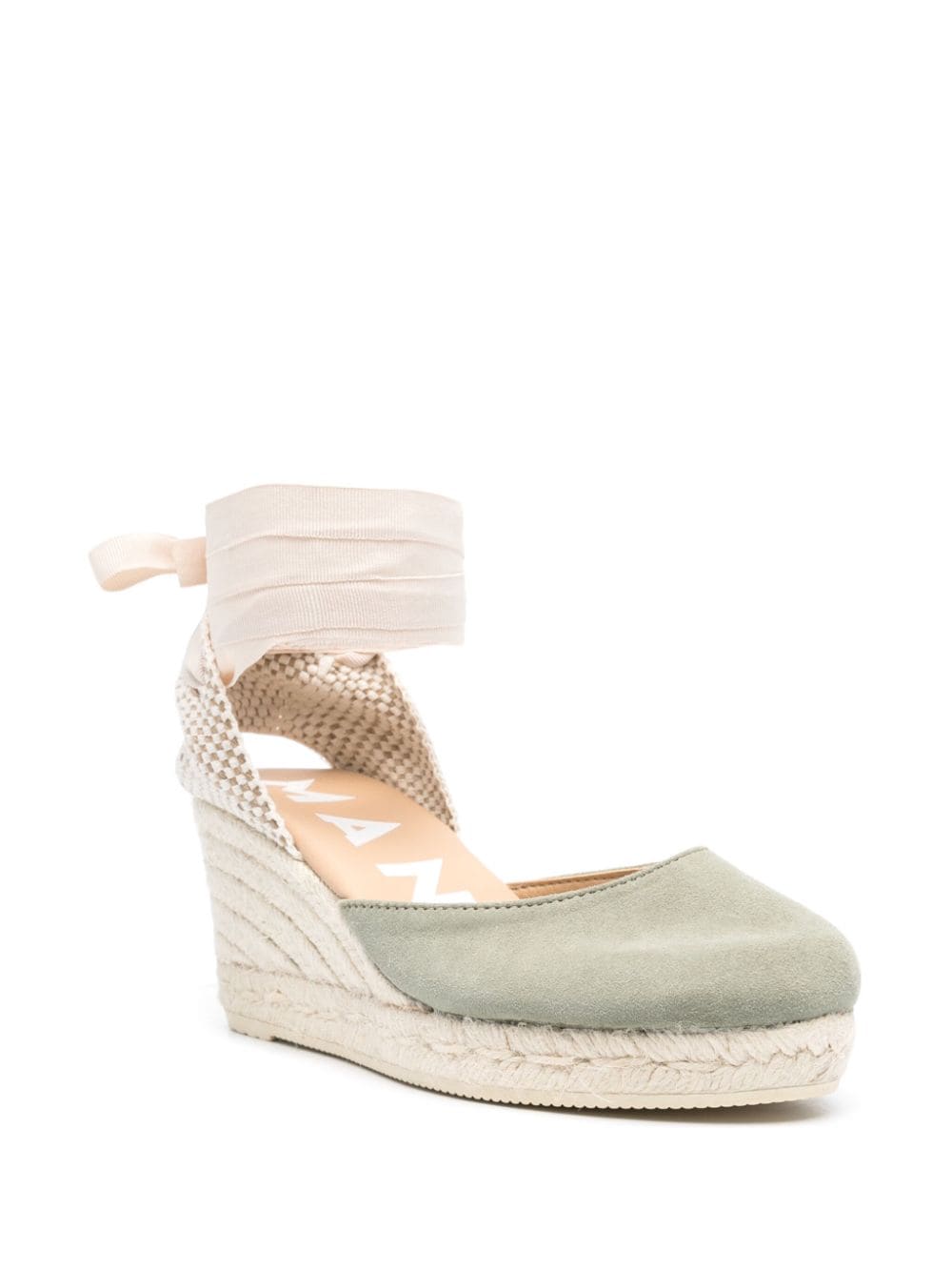 Manebi MANEBI- Hamptons Suede Low Wedge Espadrilles