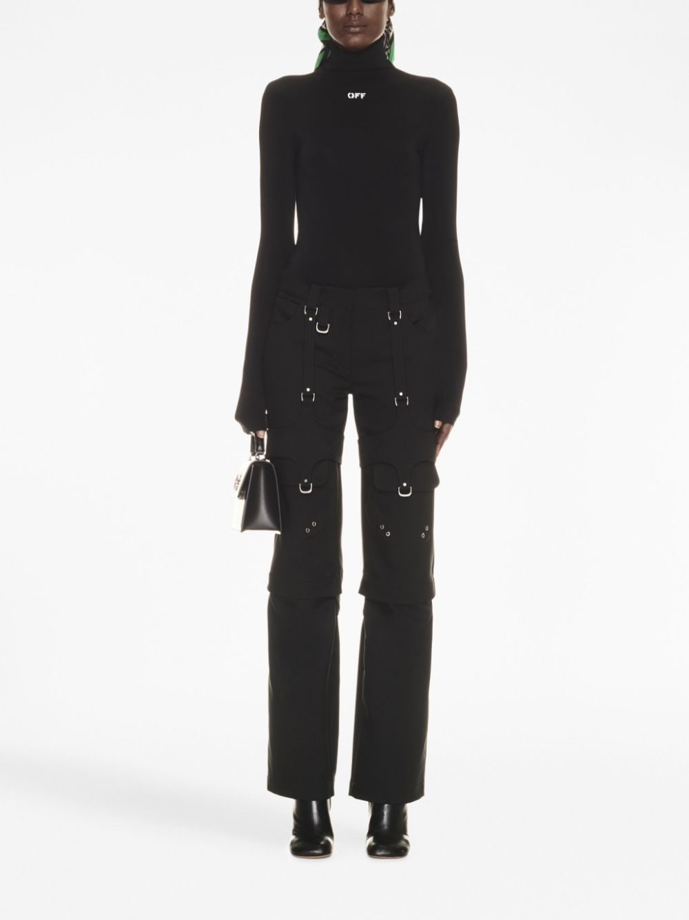 OFF-WHITE OFF-WHITE- Wool Cargo Trousers