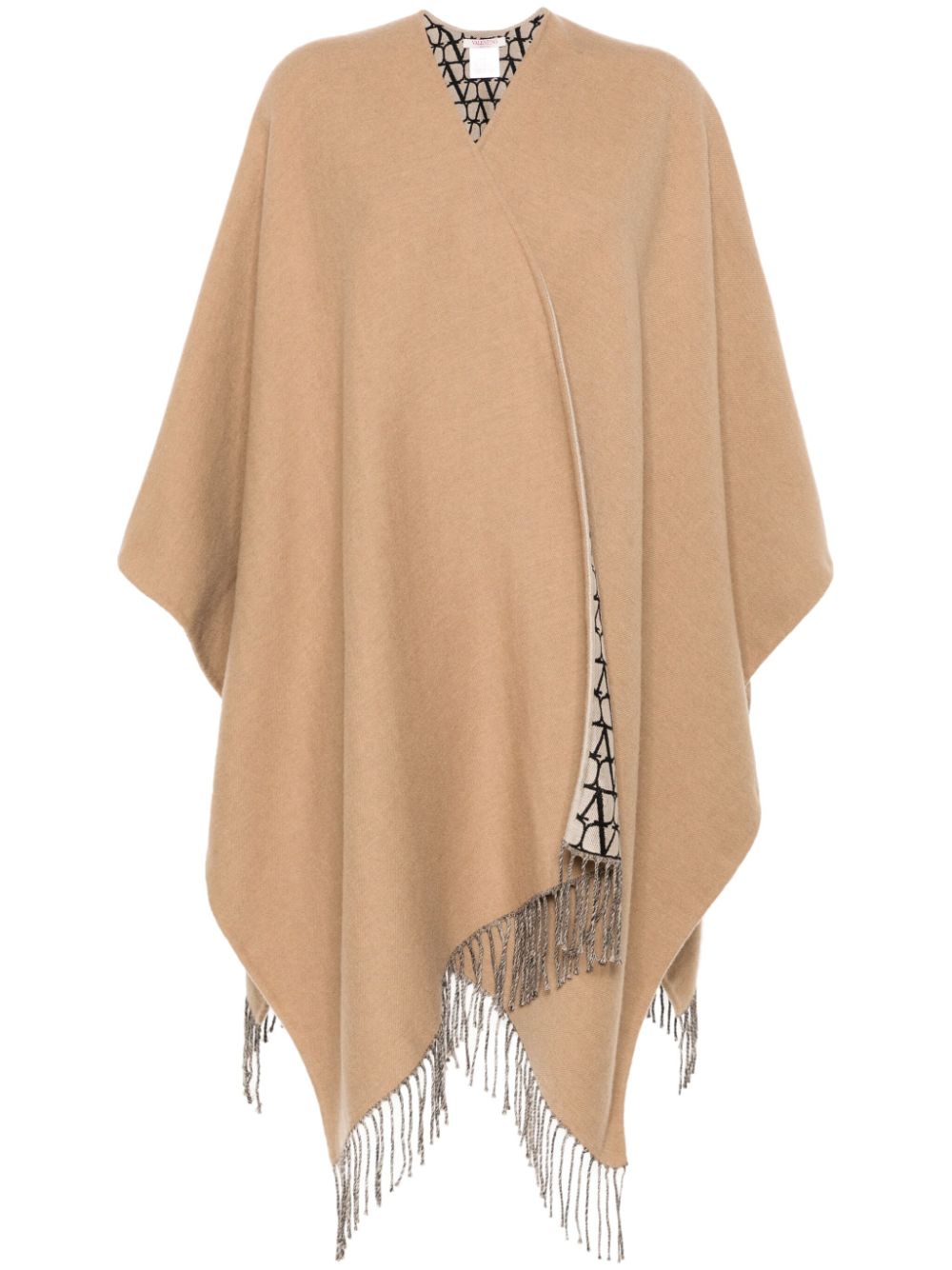 Valentino VALENTINO- Toile Iconograhe Wool And Silk Blend Poncho