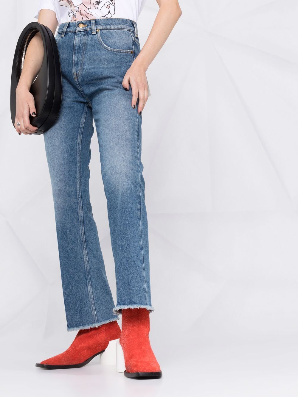 Golden Goose GOLDEN GOOSE- Denim Cropped Jeans