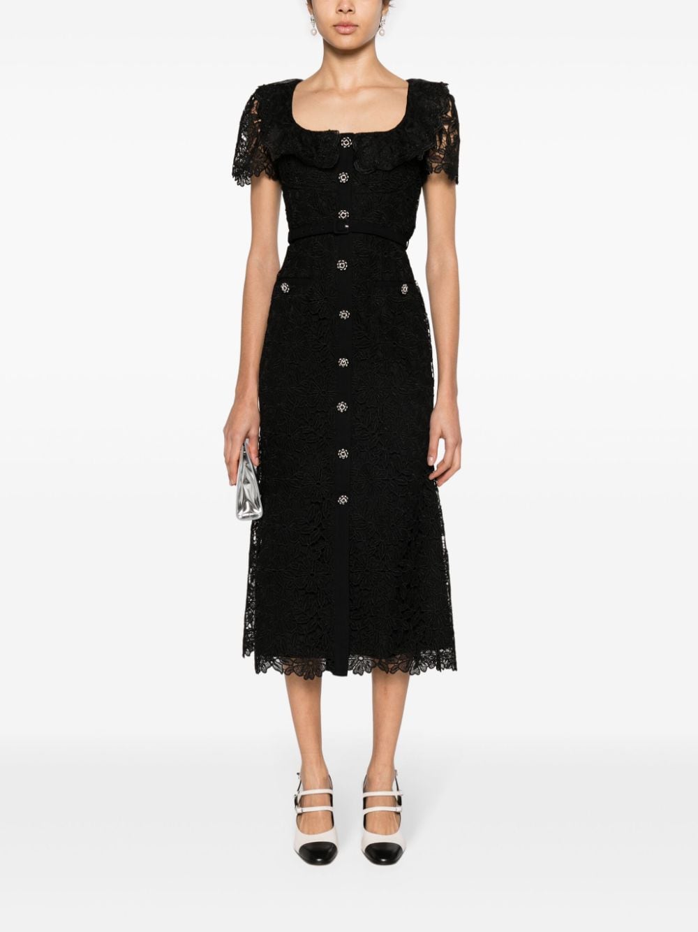  SELF PORTRAIT- Lace Midi Dress