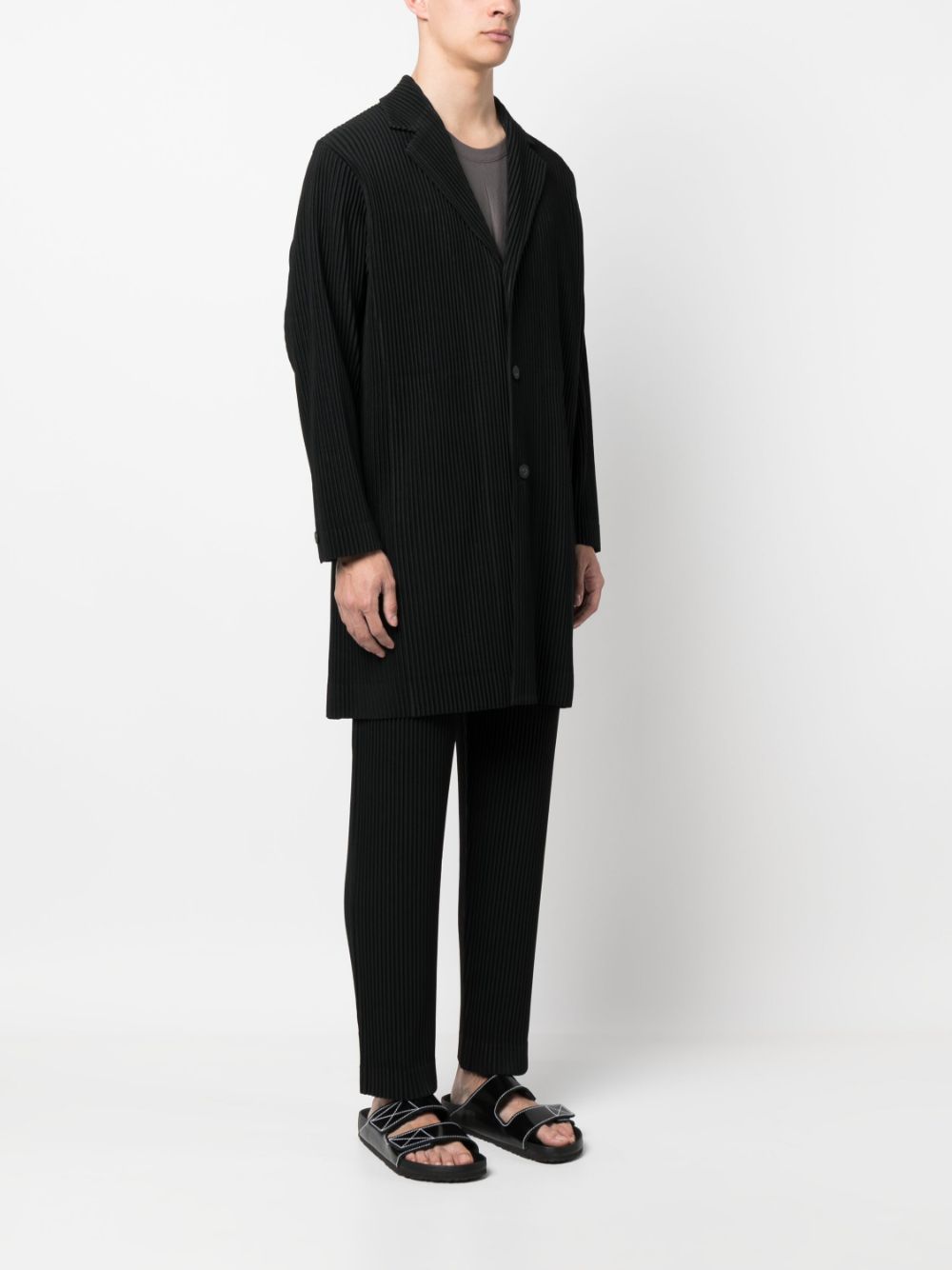 Issey Miyake ISSEY MIYAKE- Coat With Logo