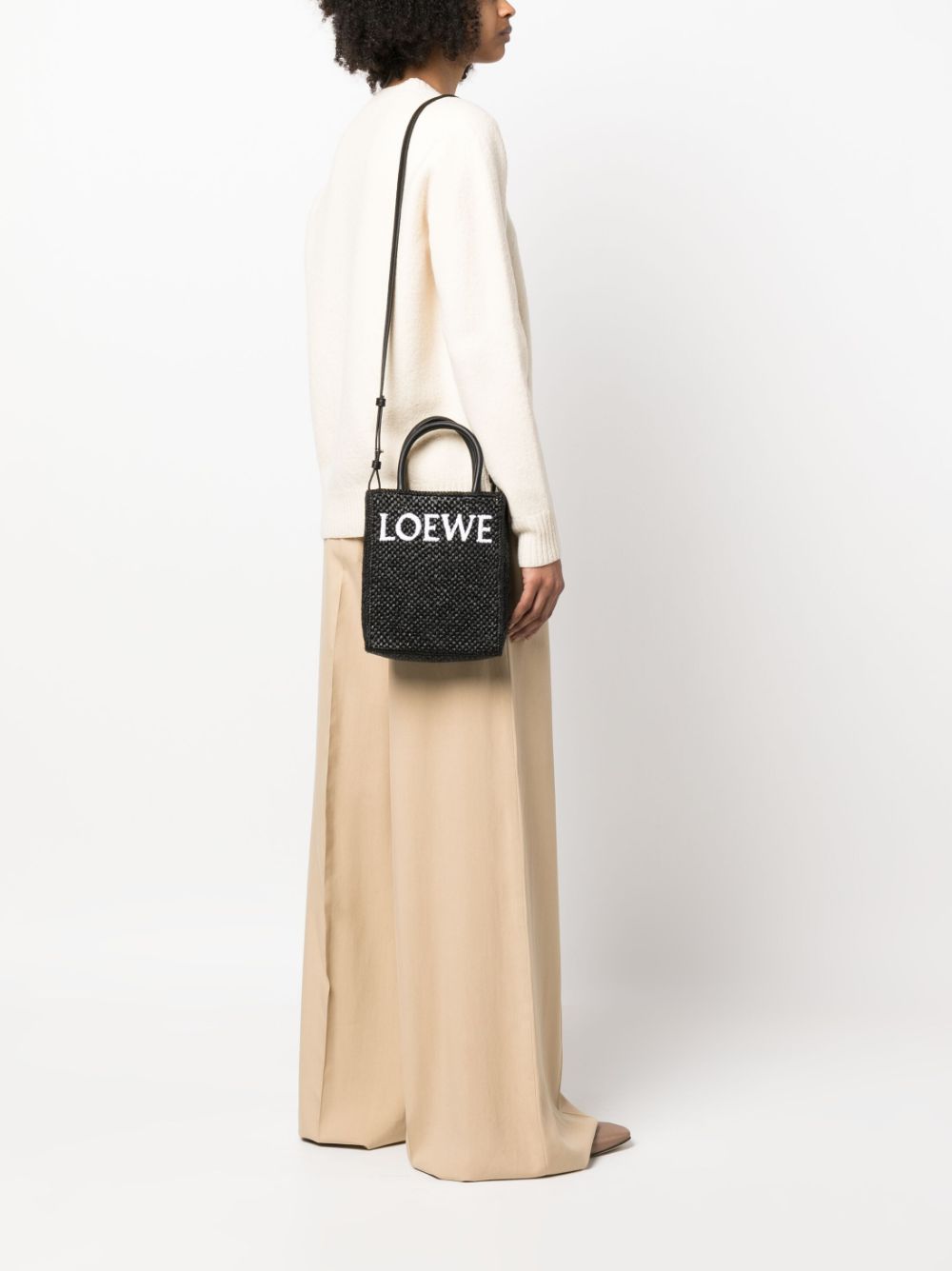 Loewe LOEWE- Standard A5 Raffia Tote Bag