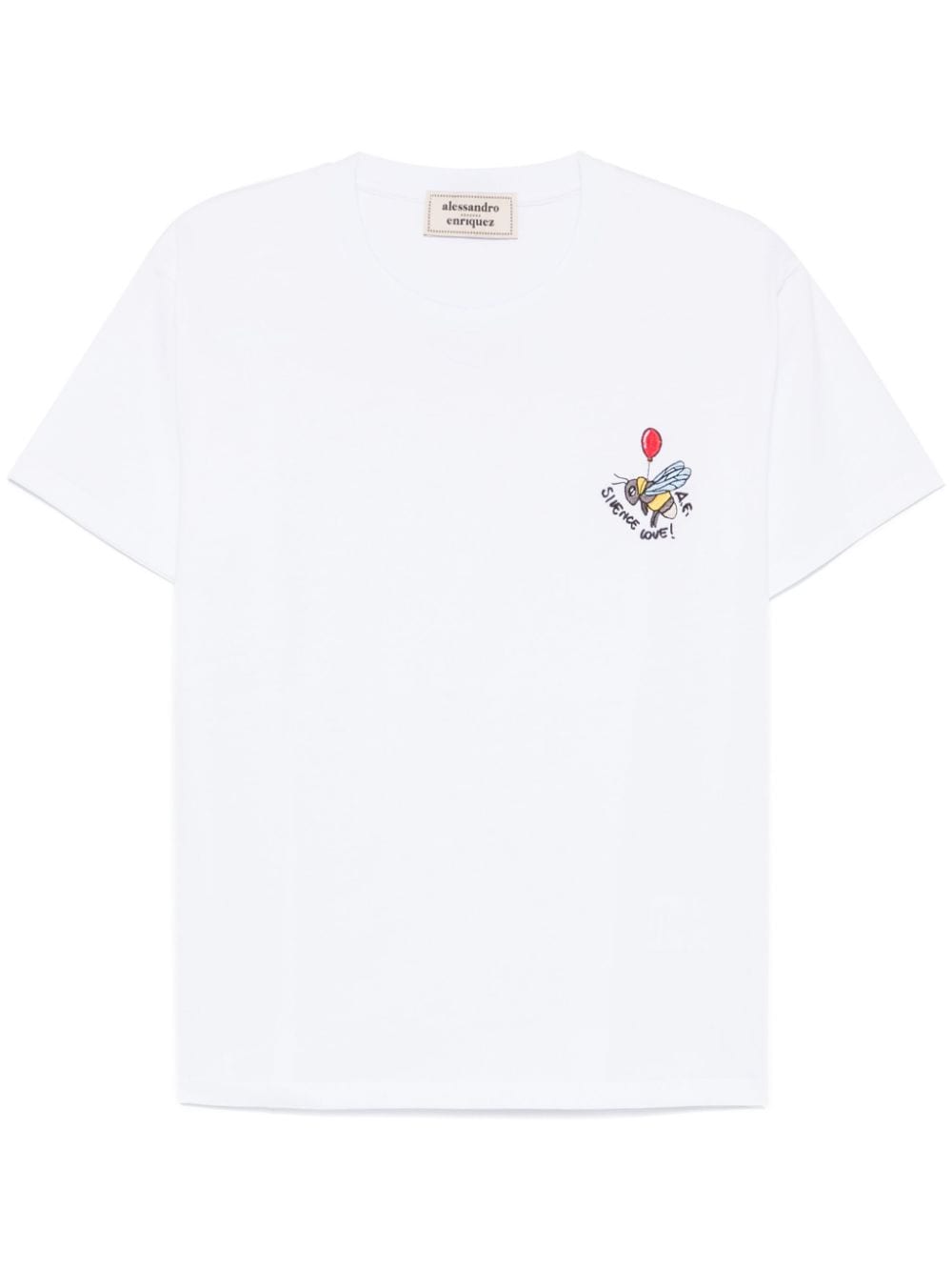 Alessandro Enriquez ALESSANDRO ENRIQUEZ- Embroidered Cotton T-shirt