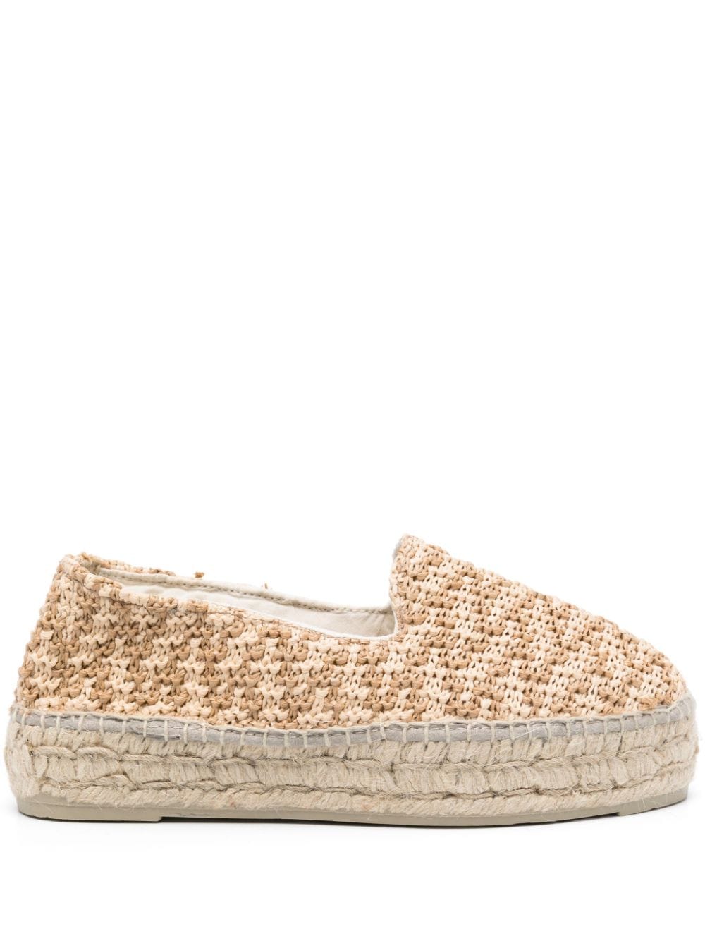 Manebi MANEBI- Yucatán Zig-zag Raffia Espadrilles