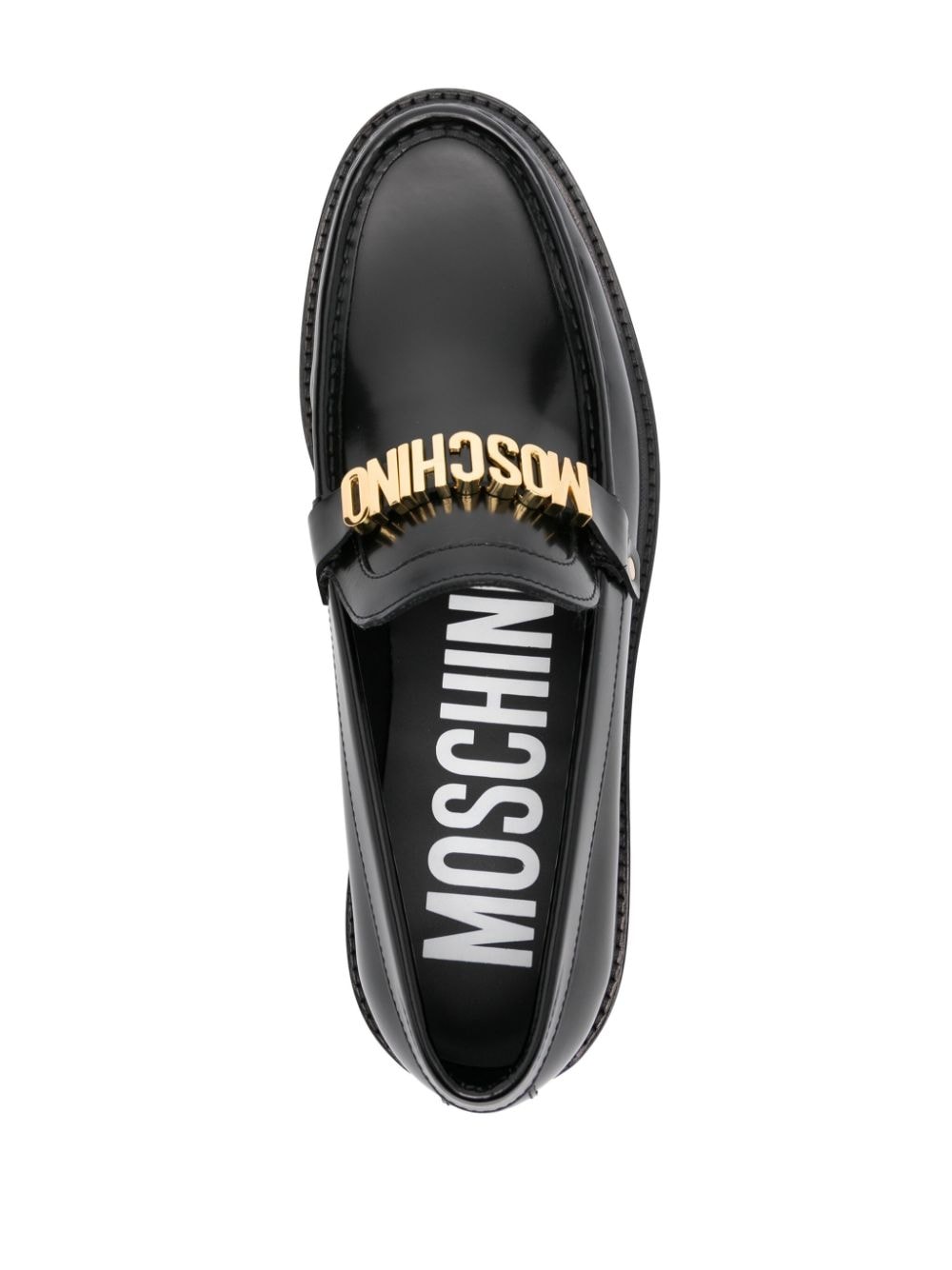 Moschino MOSCHINO- Leather Moccasin