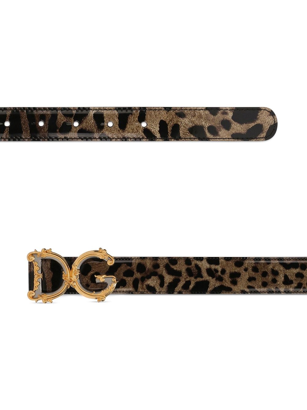 Dolce & Gabbana DOLCE & GABBANA- Dg Barocco Leather Belt