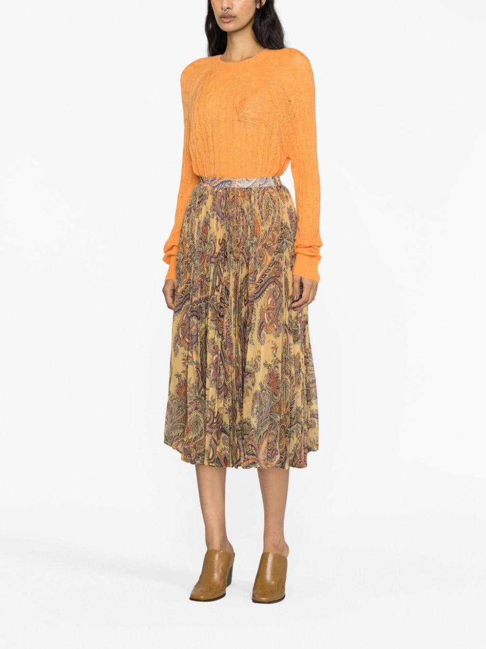 Etro ETRO- Printed Midi Skirt