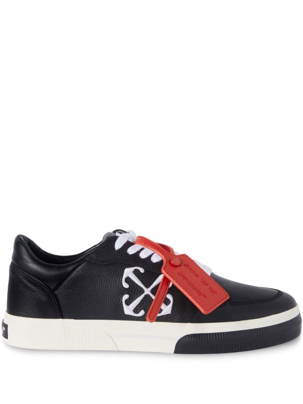 OFF-WHITE OFF-WHITE- Leather Sneaker With Logo