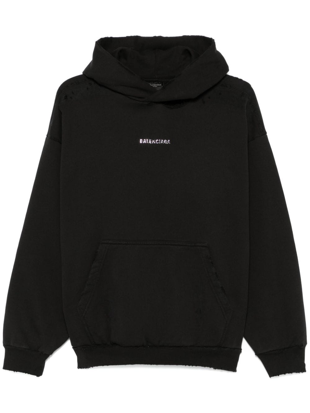 Balenciaga BALENCIAGA- Logo Cotton Hoodie