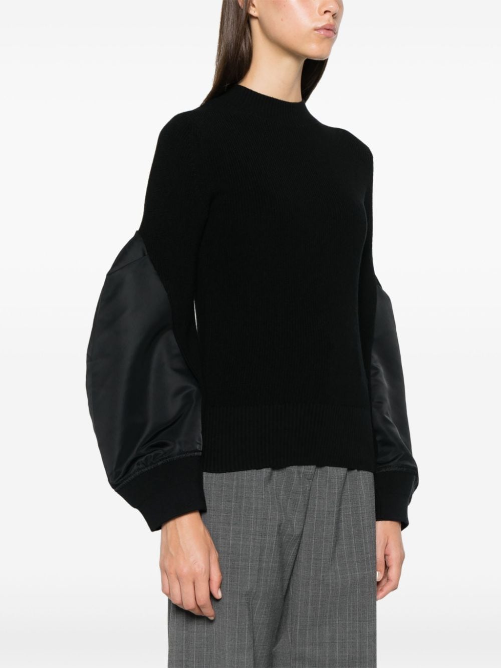 Sacai SACAI- Cotton And Nylon Sweater