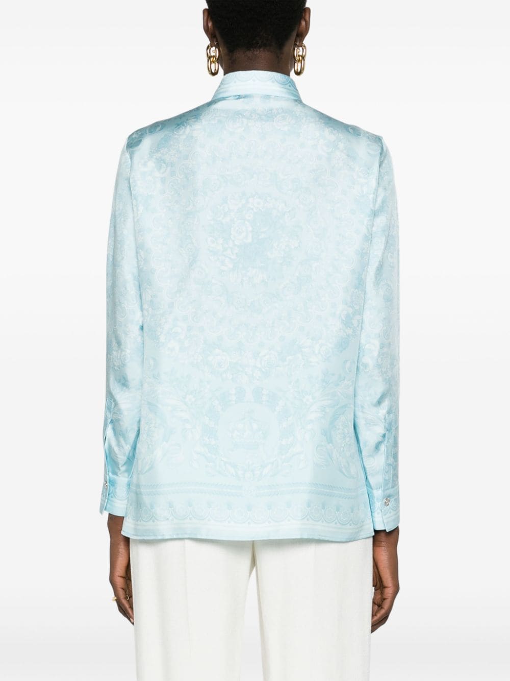 Versace VERSACE- Barocco Print Silk Shirt