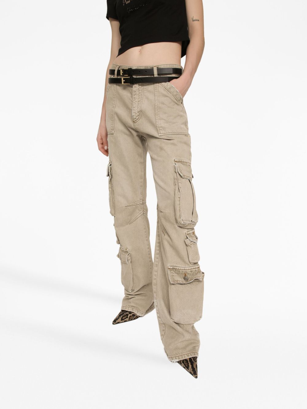 Dolce & Gabbana DOLCE & GABBANA- Denim Cargo Pants