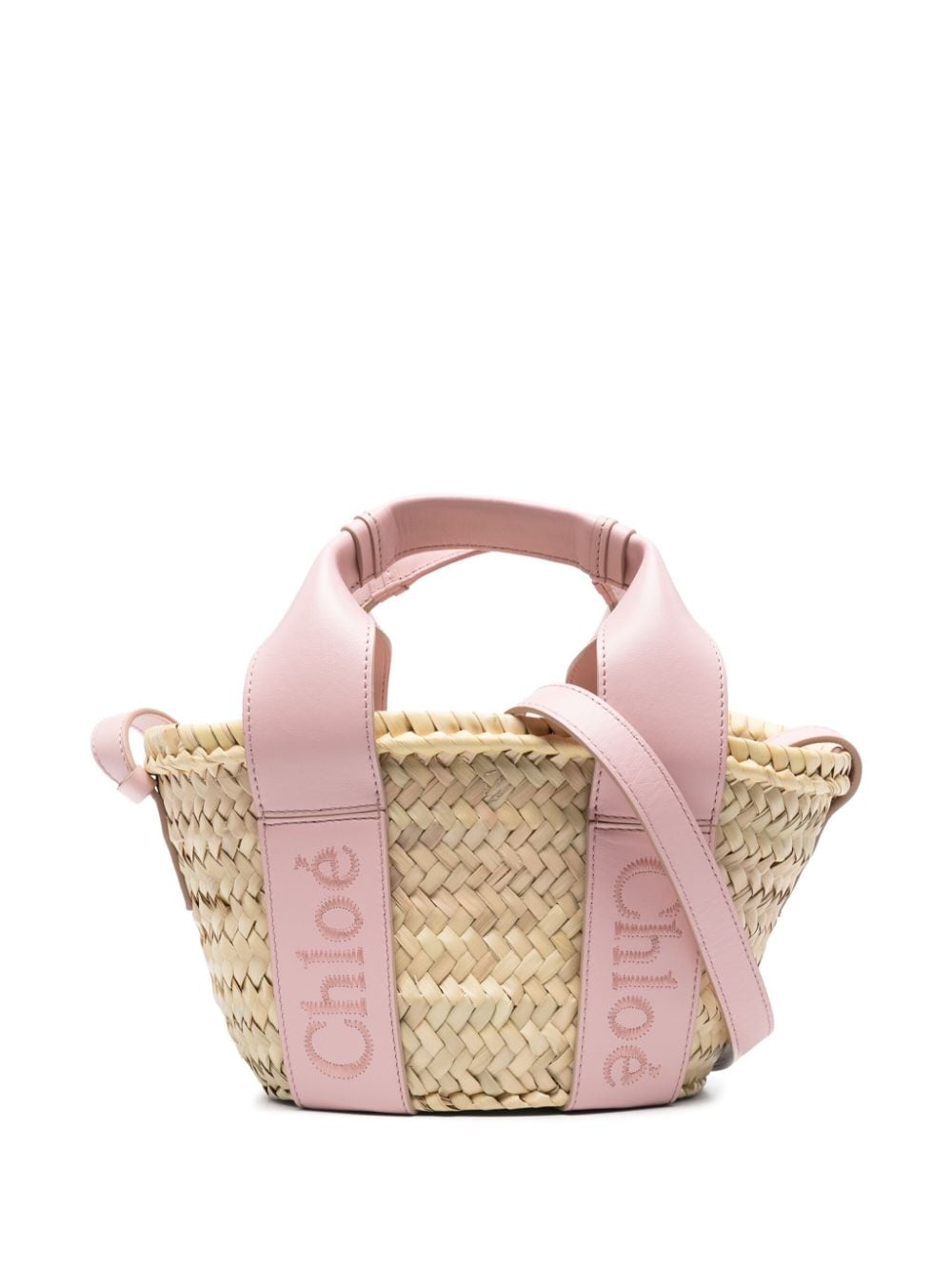 Chloé CHLOÉ- Chloè Sense Raffia Basket Case