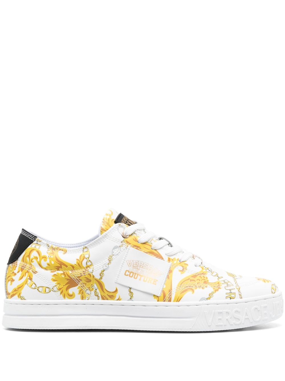 Versace Jeans Couture VERSACE JEANS COUTURE- Logo Leather Sneaker