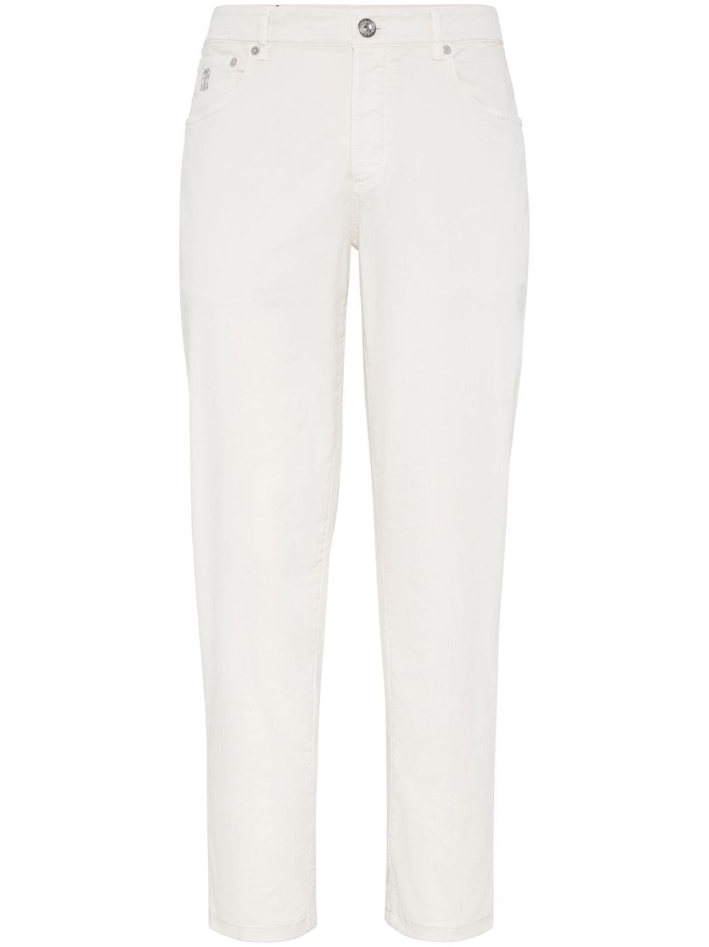 Brunello Cucinelli BRUNELLO CUCINELLI- Gabardine Cotton Trousers