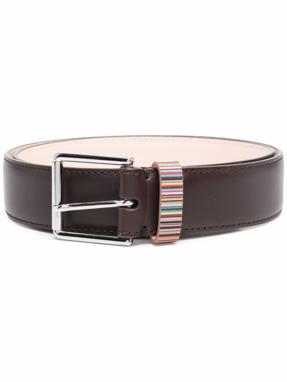 Paul Smith PAUL SMITH- Signature Stripe Leather Belt