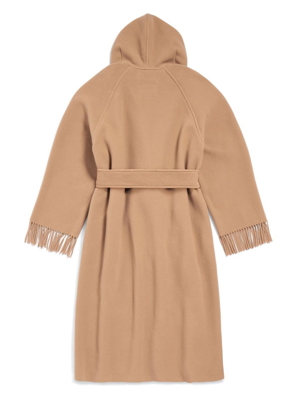 Balenciaga BALENCIAGA- Wool Fringed Coat