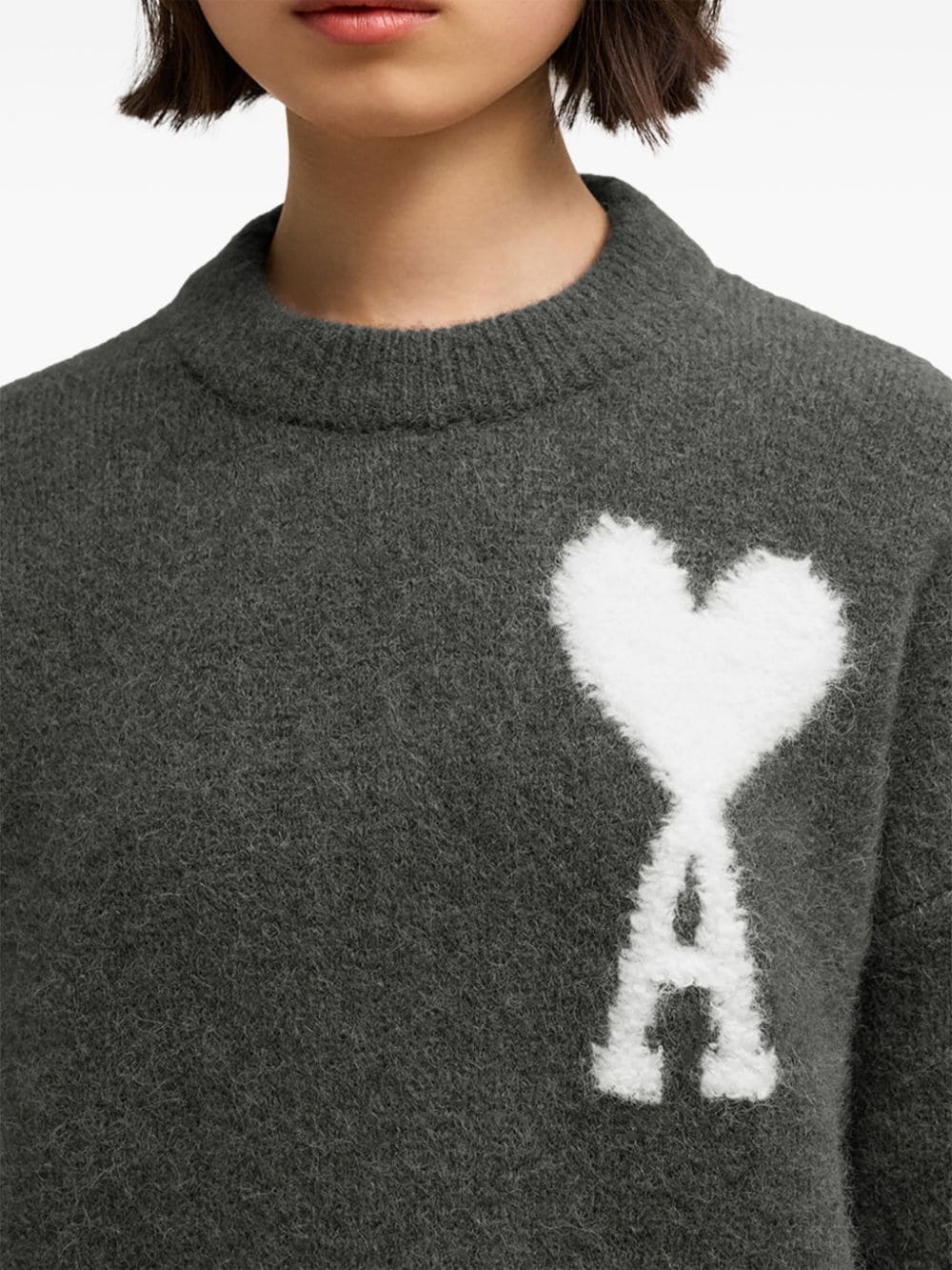 Ami Paris AMI PARIS- Ami De Coeur Wool Sweater