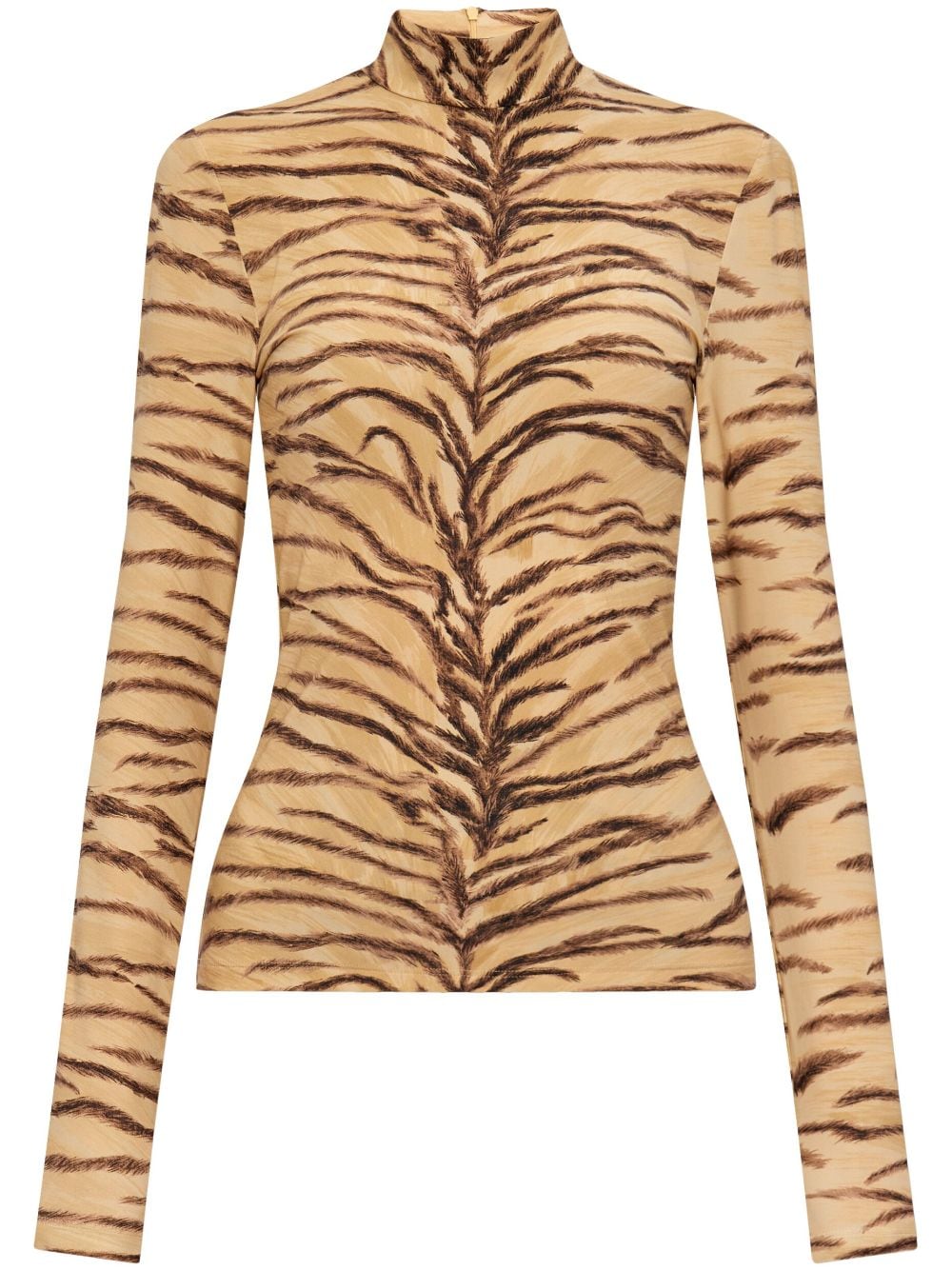 Stella McCartney STELLA MCCARTNEY- Tiger Print Nylon Top