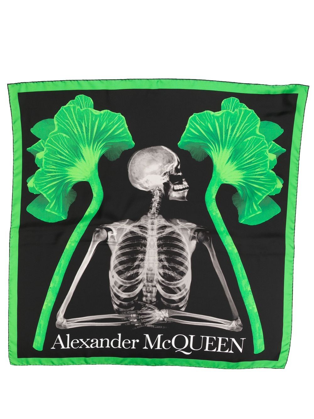 Alexander McQueen ALEXANDER MCQUEEN- Printed Silk Foulard