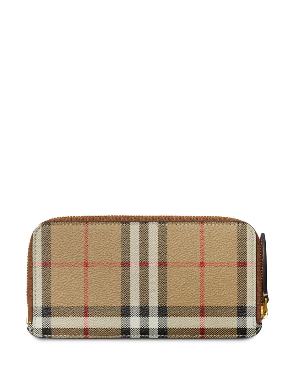 Burberry BURBERRY- Check Motif Continental Wallet