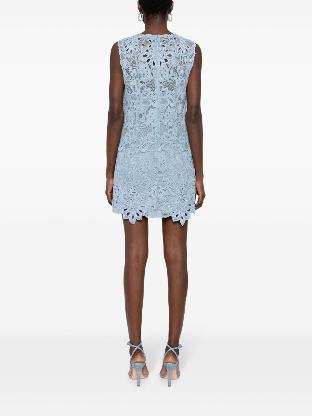 Ermanno Scervino ERMANNO SCERVINO- Embroidered Lace Short Dress