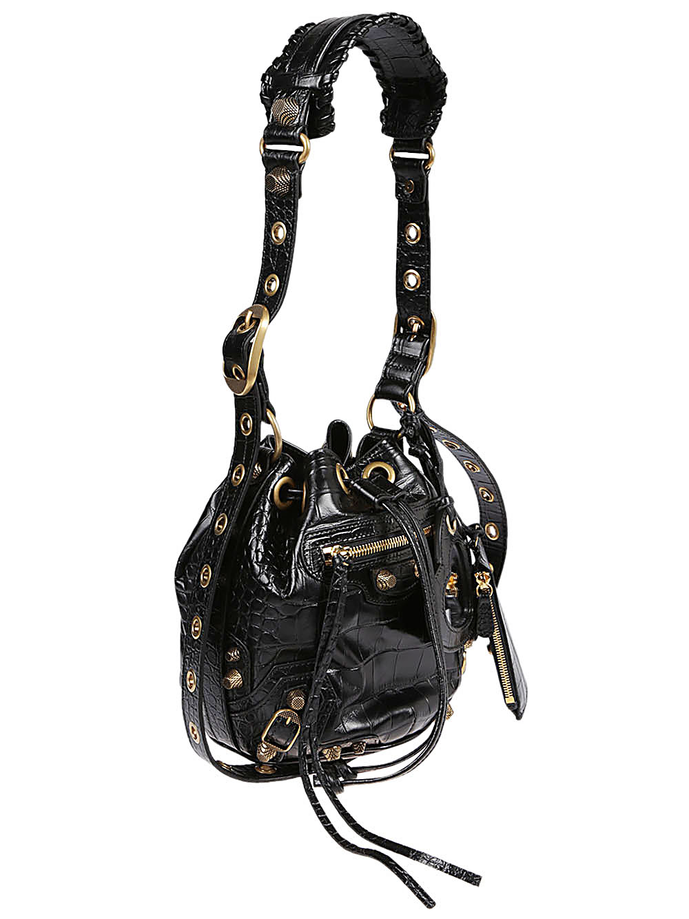 Balenciaga BALENCIAGA- Le Cagole Xs Leather Bucket Bag