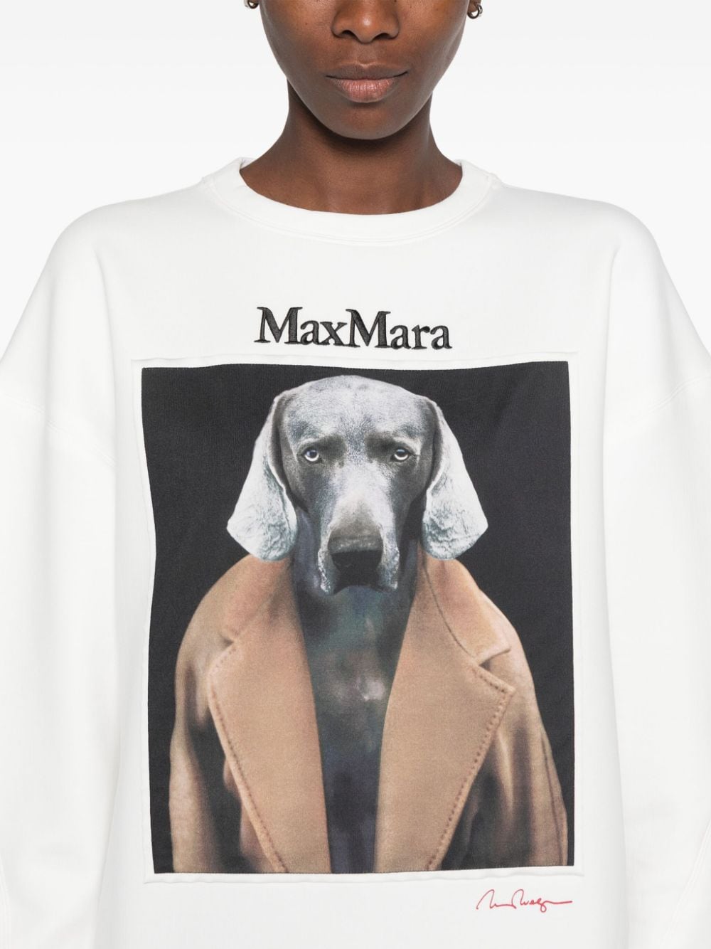 Max Mara MAX MARA- Printed Cotton Sweatshirt