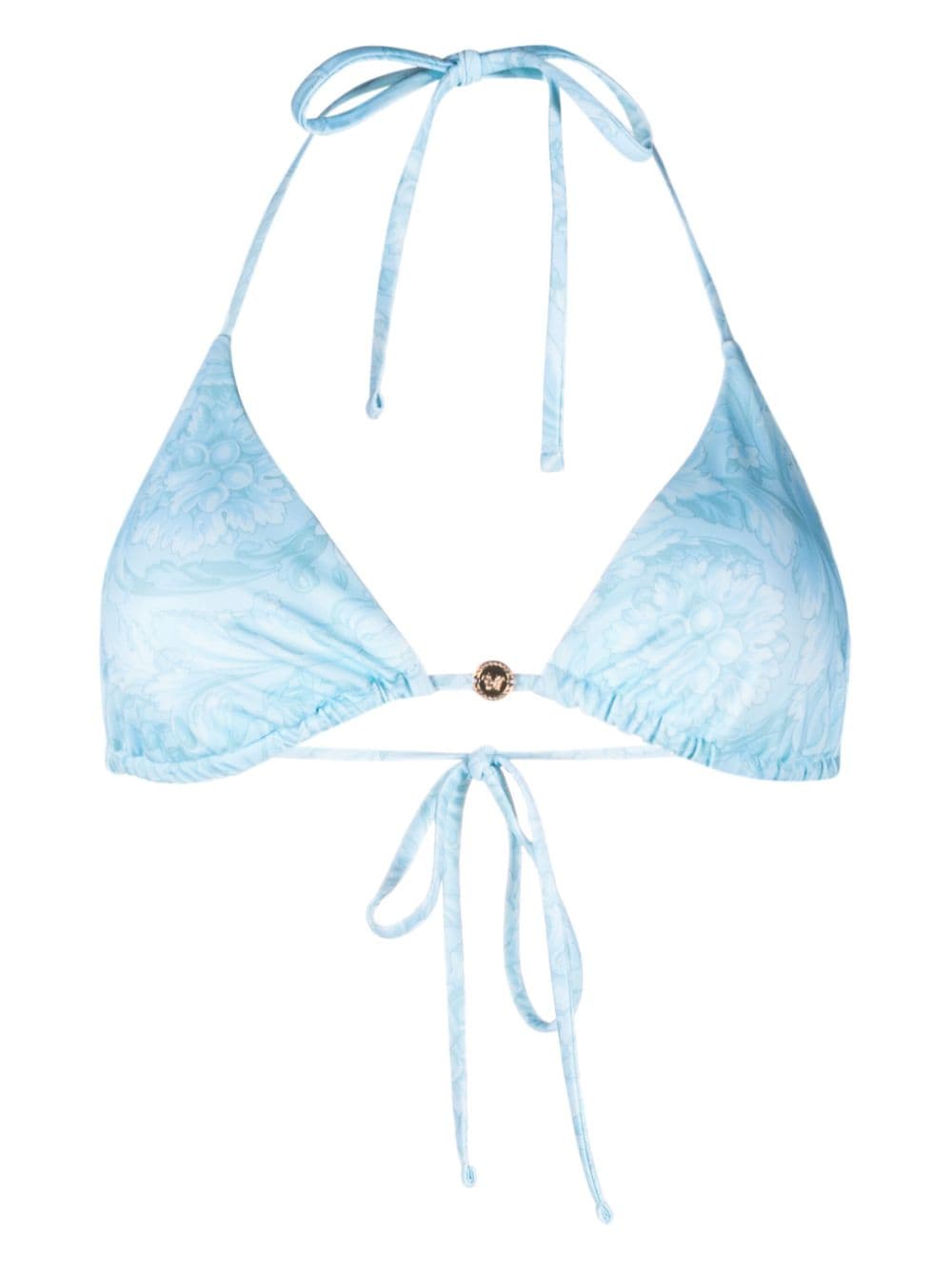 Versace VERSACE- Barocco Print Triangle Bikini Top