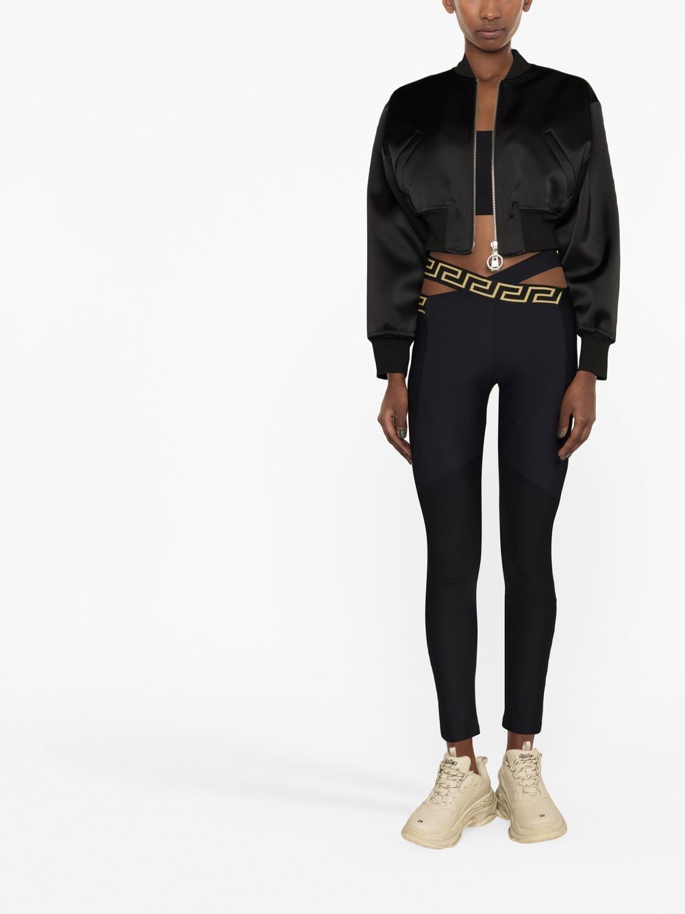 Versace VERSACE- Greca Detail Lycra Leggings