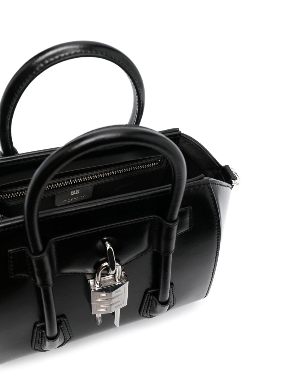 Givenchy GIVENCHY- Antigna Lock Mini Leather Handbag