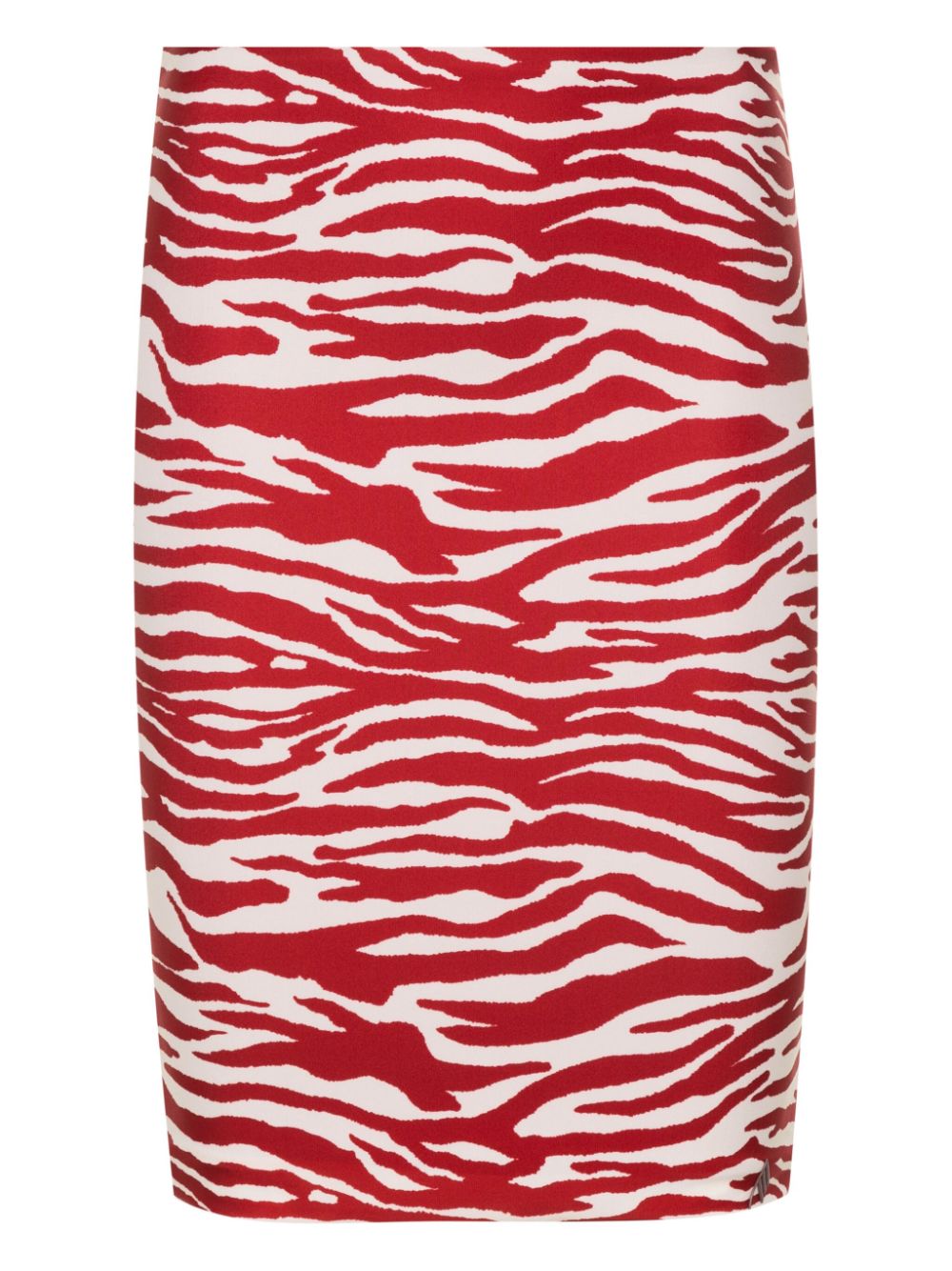 The Attico THE ATTICO- Zebra Print Mini Skirt