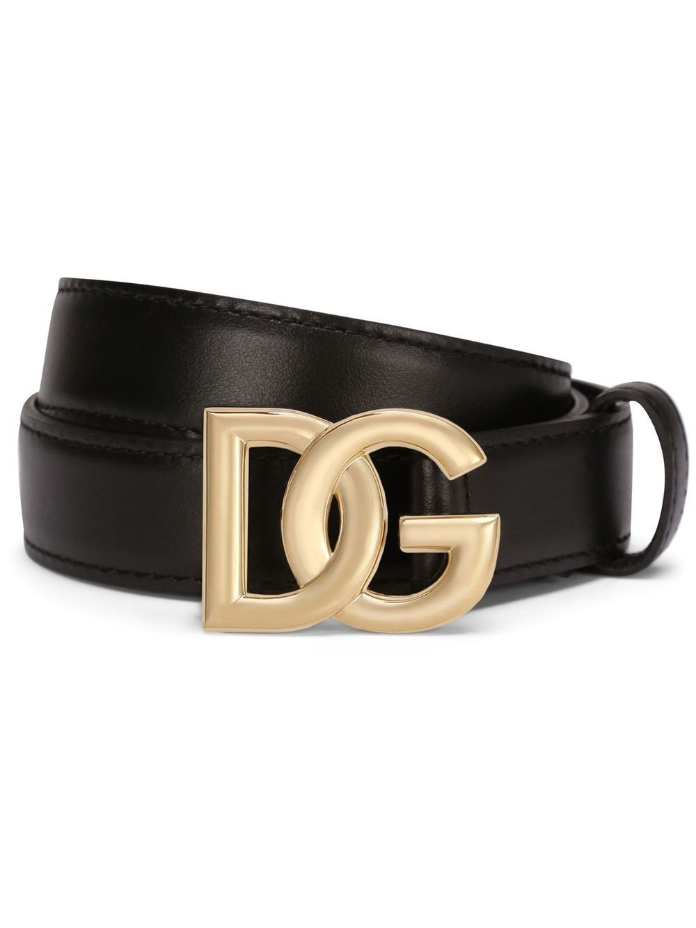 Dolce & Gabbana DOLCE & GABBANA- Dg Logo Leather Belt